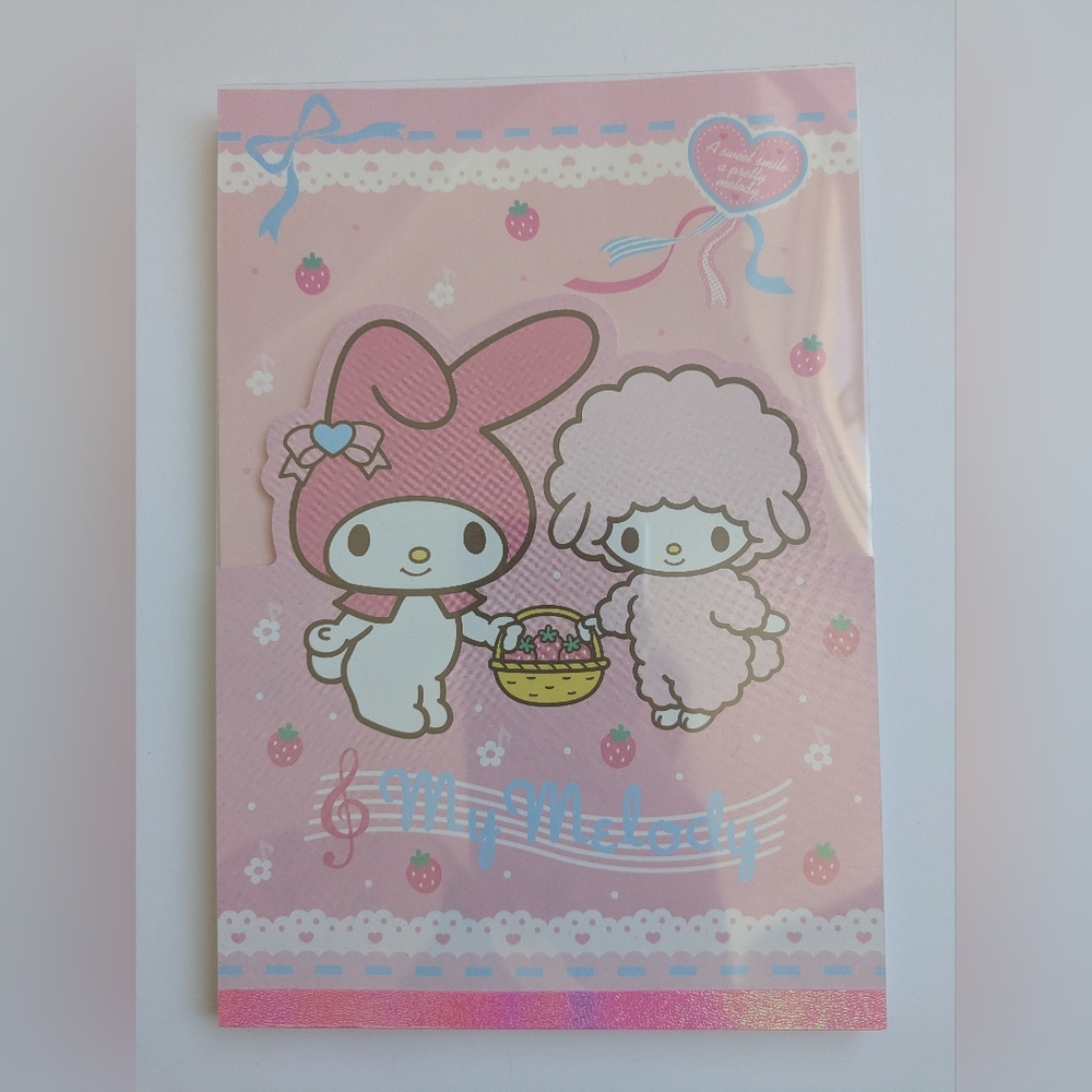 My Melody Pink notepad MADE IN JAPAN VINTAGE